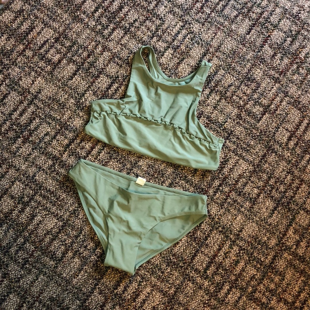 Green Bathing Suit. NEVER WORN!